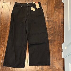 Levi's Black Cinch Baggy Jeans